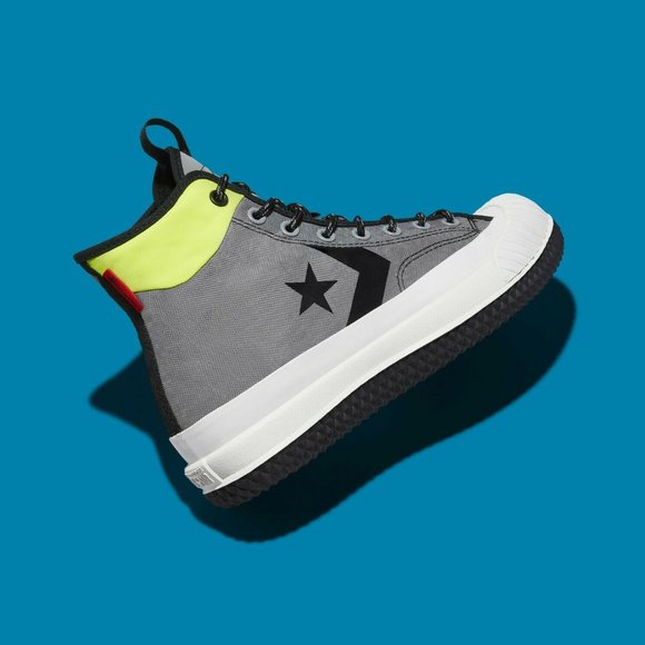 Converse Bosey MC GORE-TEX Hi Boot 169360C Mens Limestone Grey Black NEW - Picture 2 of 8